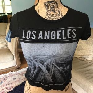 Brandy Melville Los Angeles Crop Top